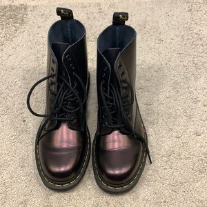 Dr Martens 1460 Pascal Red Chrome